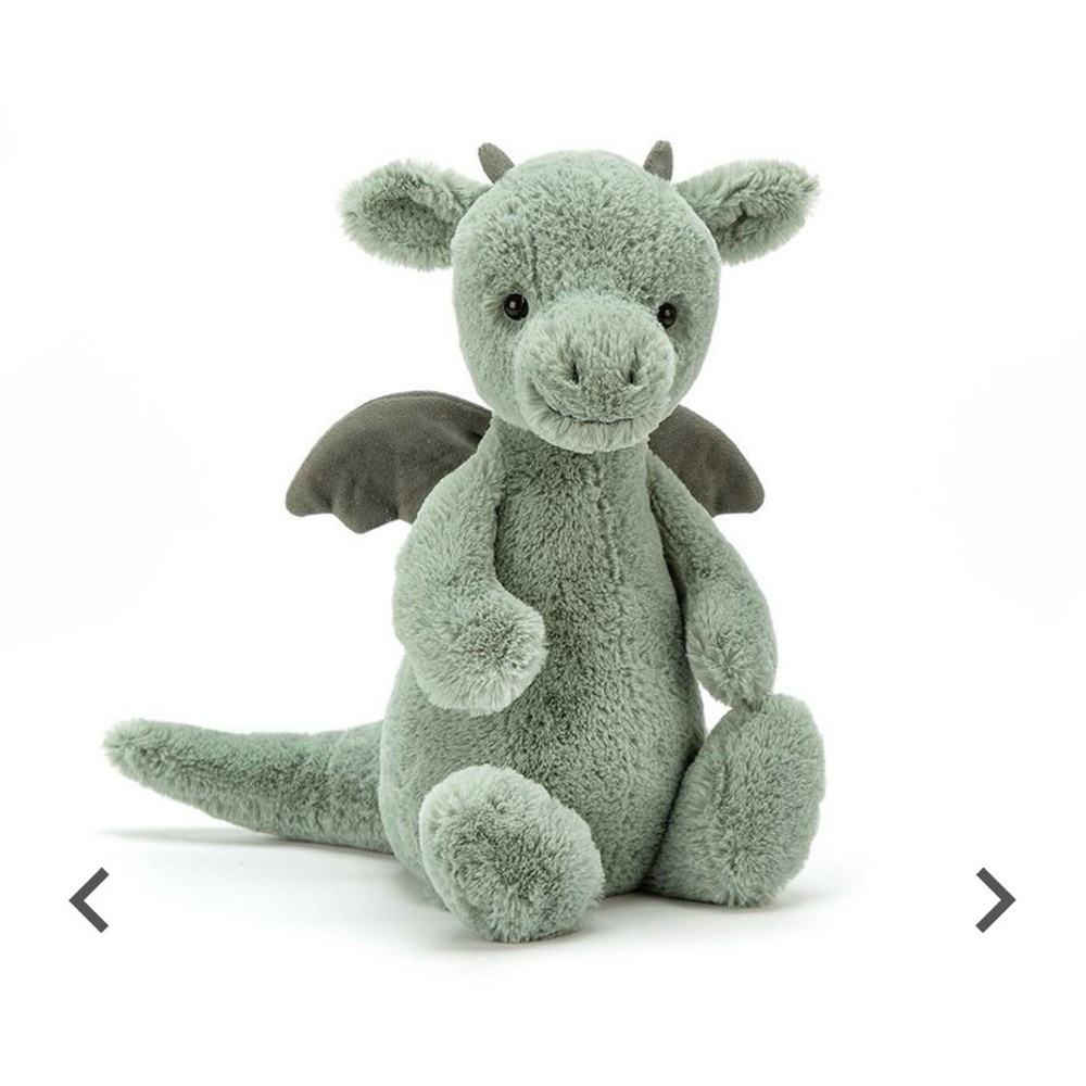 Jellycat Bashful Dragon Medium Authentic New With Dust Bag